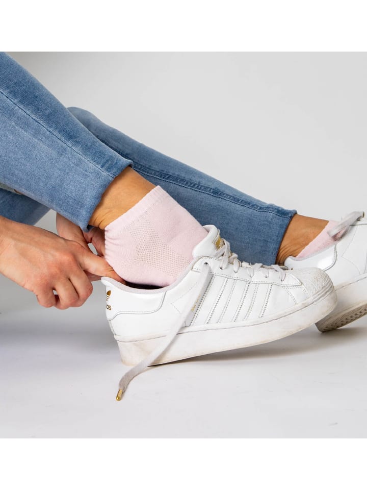 Occulto 6er Pack Sneaker Socken aus Bio-Baumwolle Jana in Pink günstig kaufen 35-38