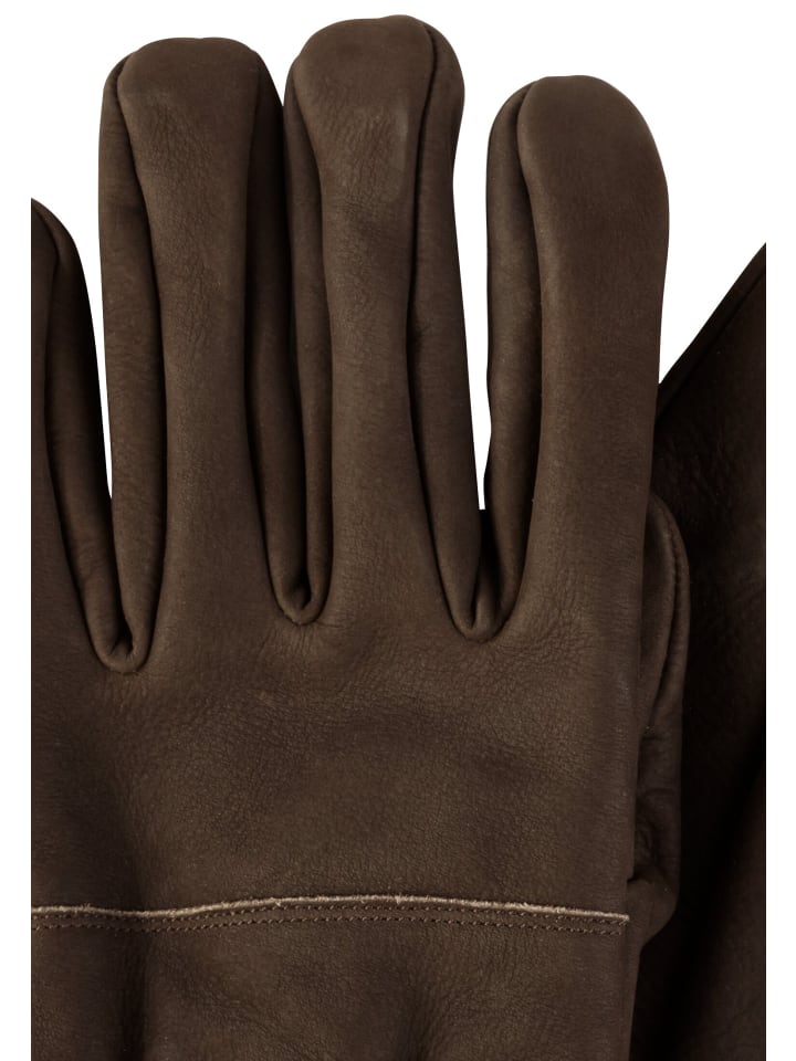 Camel Active Lederhandschuhe in Dunkelbraun günstig kaufen