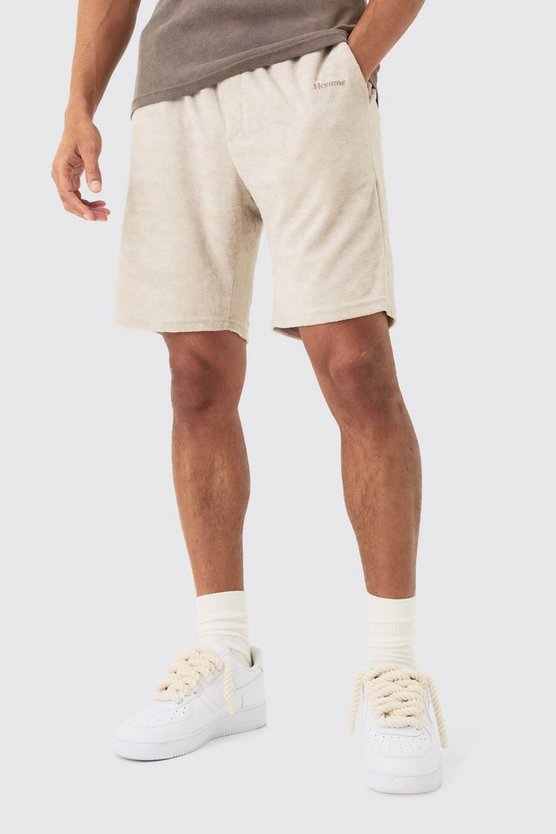 Lockere Frottee Homme Shorts