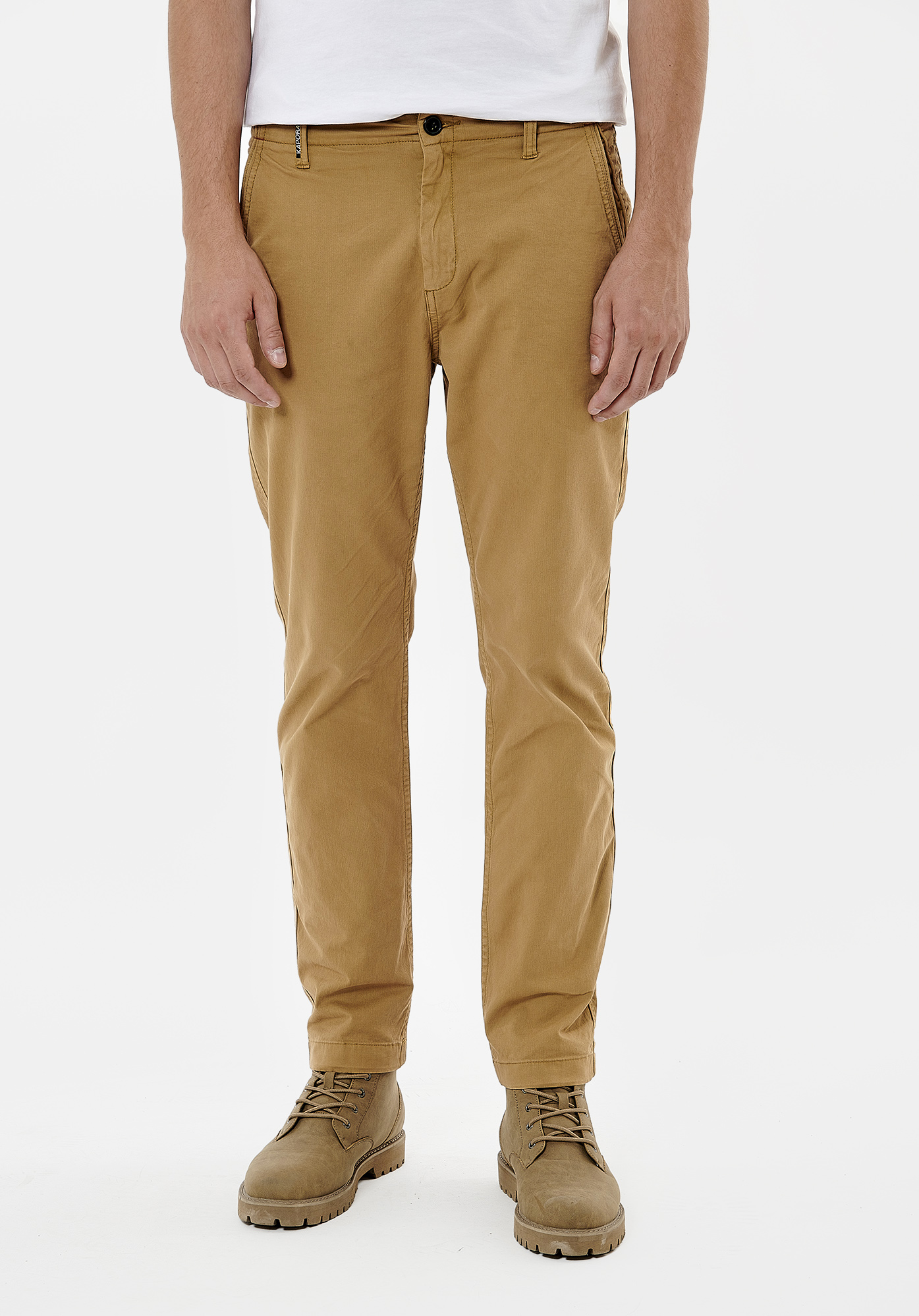 CAROS  Pantalon slim beige homme