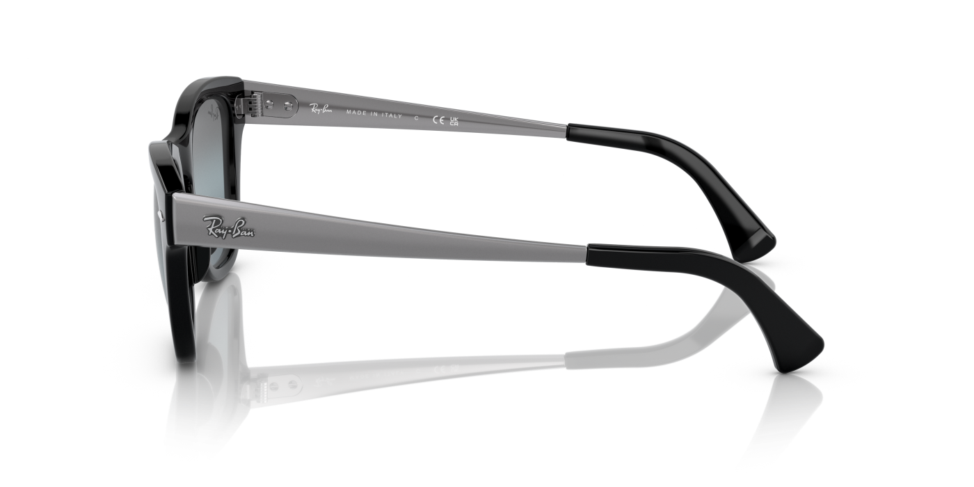 RB0707SM - Negru lucios Albastru Vintage