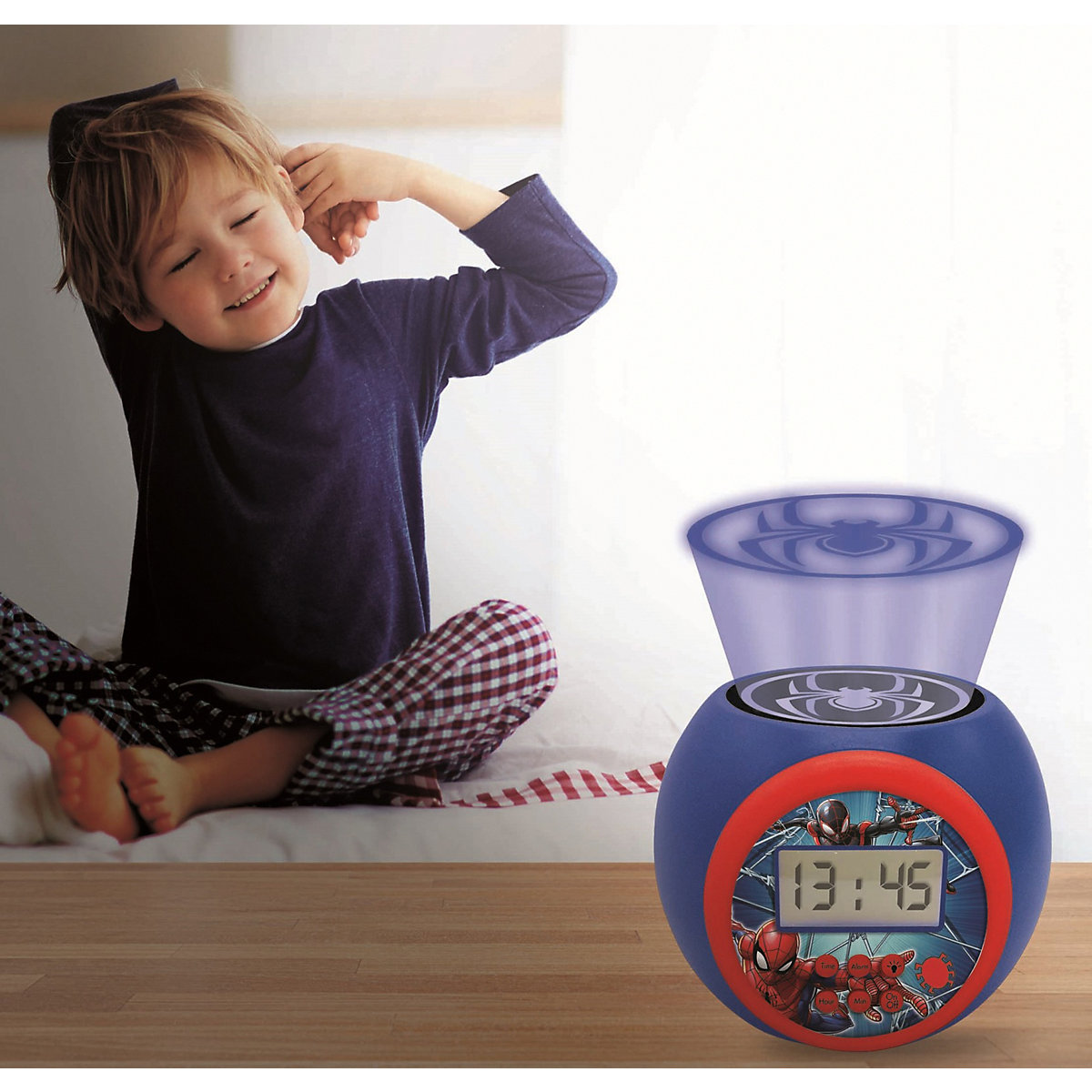 Spider-Man Wecker mit Projektion
