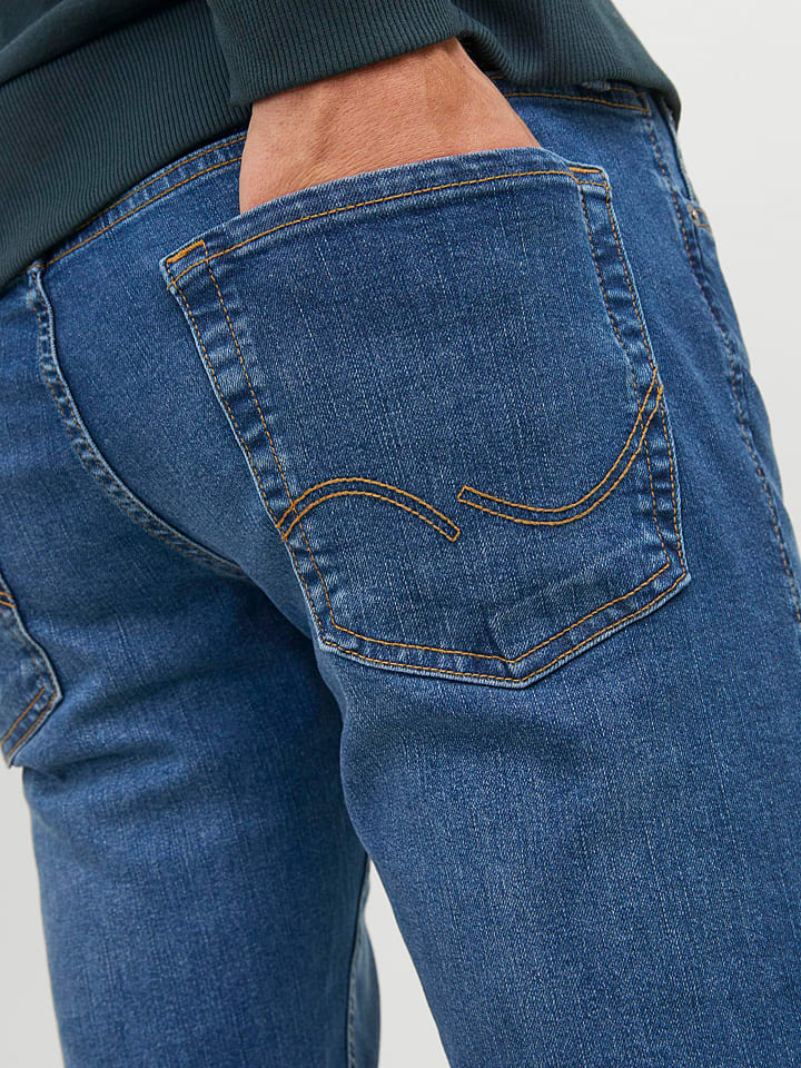 Jack & Jones Jeans - Slim fit - in Blau günstig kaufen