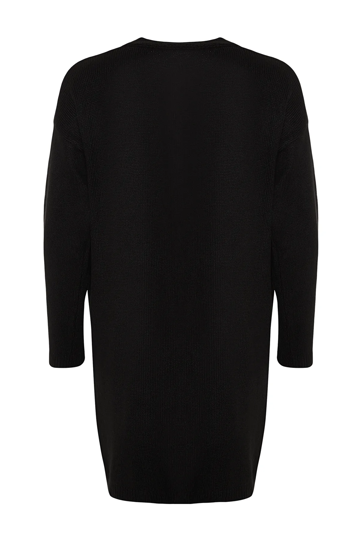 Trendyol Collection  Schwarzer Strickcardigan mit Taschendetail TWOAW24HI00381