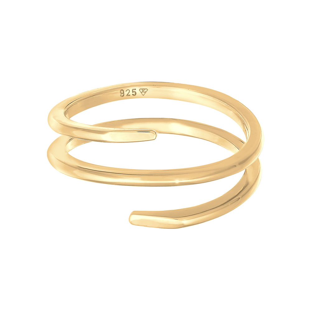 Elli Elli Bague Femmes Enroulement Torsadé Filigrane Tendance en Argent Sterling 925 Bague