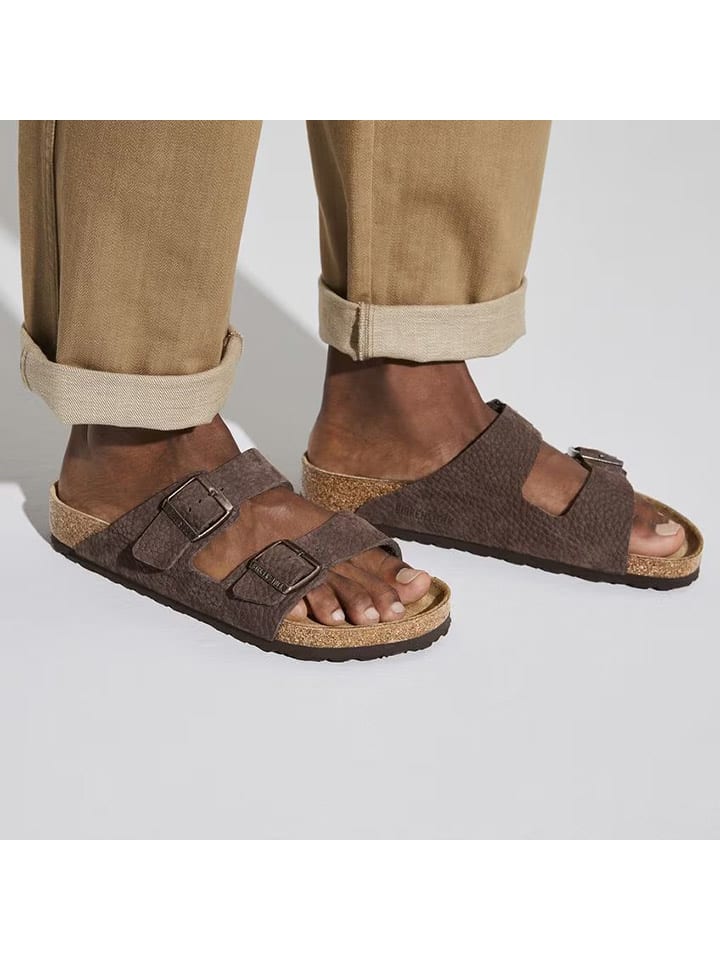 Birkenstock Leder-Pantoletten 