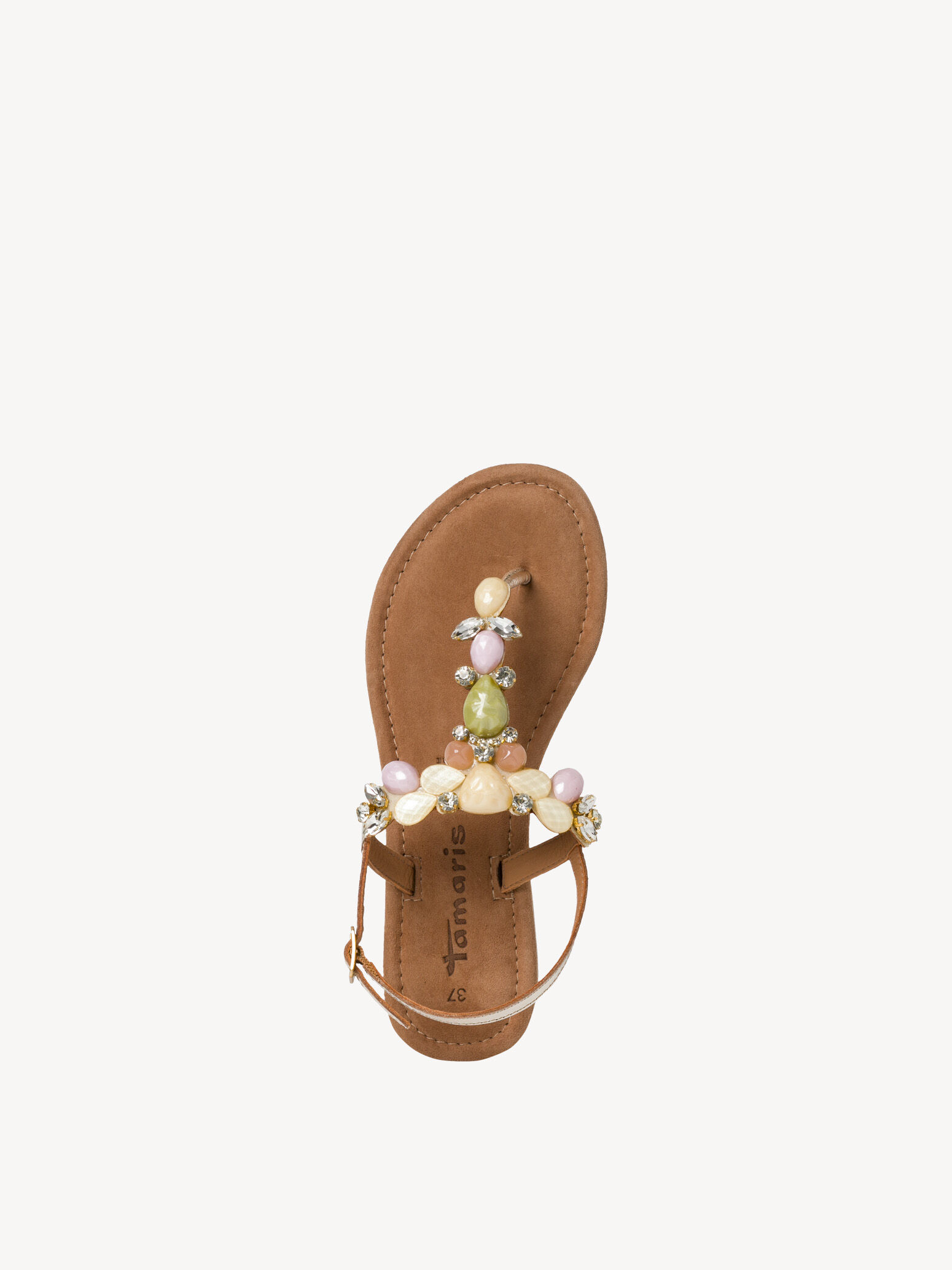 Sandale en cuir - beige