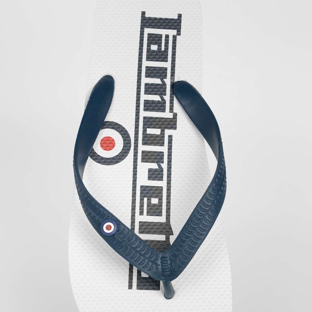 Lambretta Logo Flip Herren Zehentrenner LMB2069 Flip-White