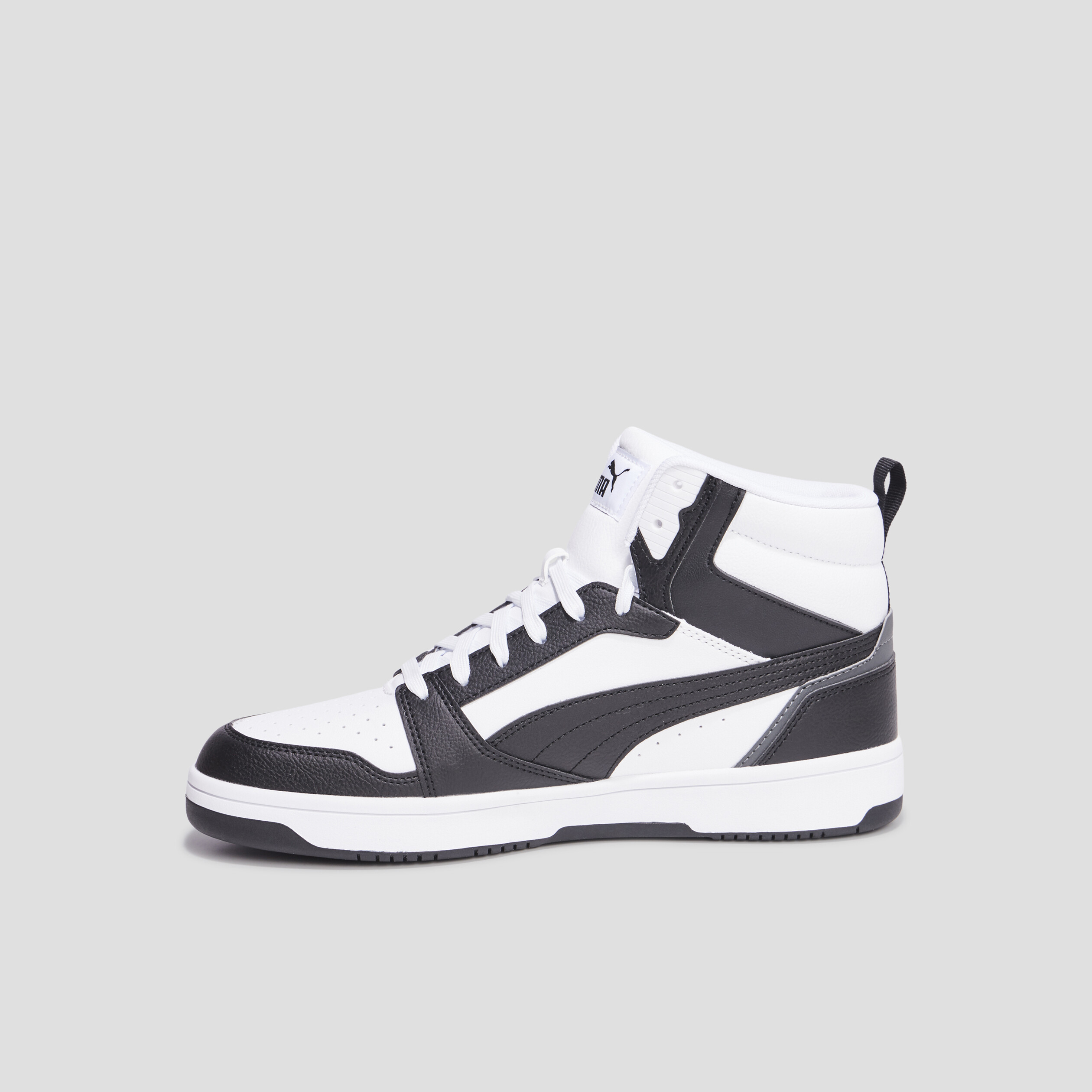 Baskets montantes à lacets Puma Rebound noir homme | La Halle