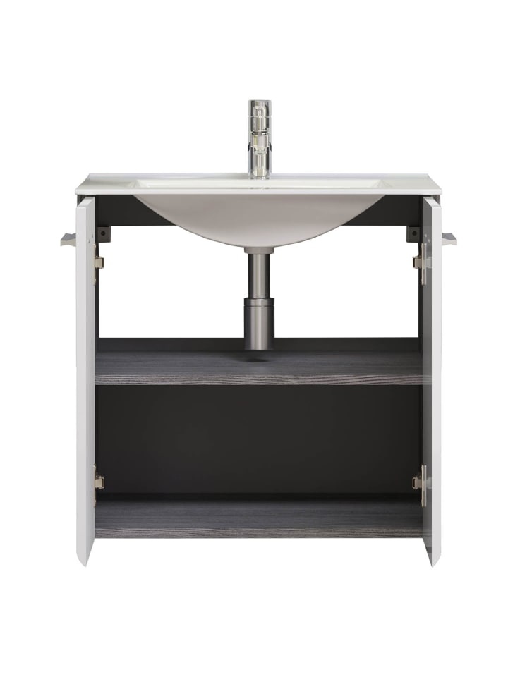 ebuy24 Waschbeckenunterschrank Riva Weiß 62 x 47 cm günstig kaufen onesize