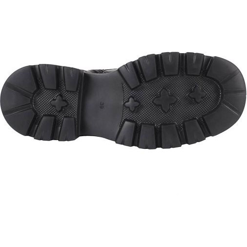 ekonika Schnürboots mit kontrastierendem Accessoire