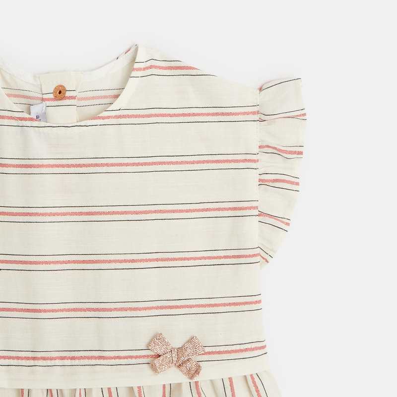 Robe bébé fille à rayures Absorba