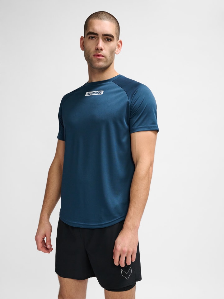 Hummel Hummel T-Shirt Raglanärmel Hmlte Topaz Multisport Herren in INSIGNIA BLUE günstig kaufen XXL