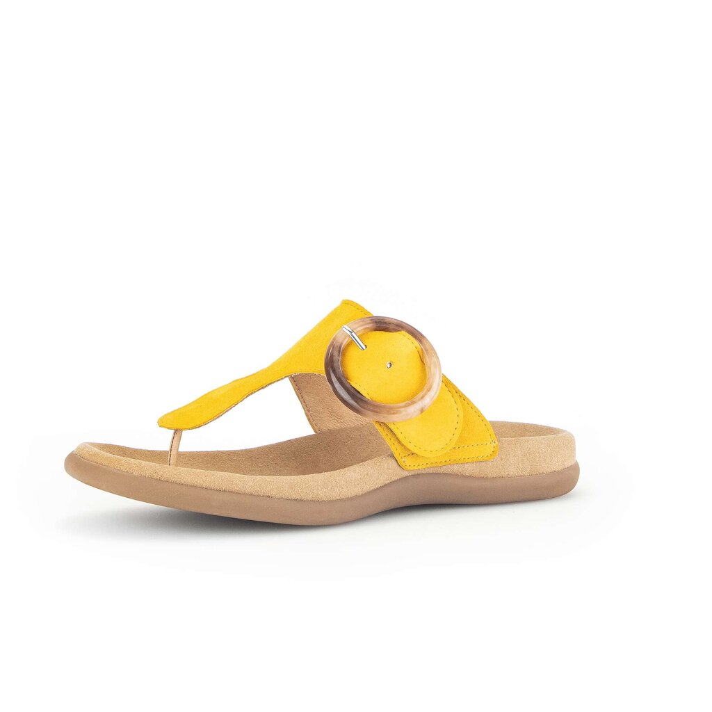 Gabor fashion Zehentrenner gelb