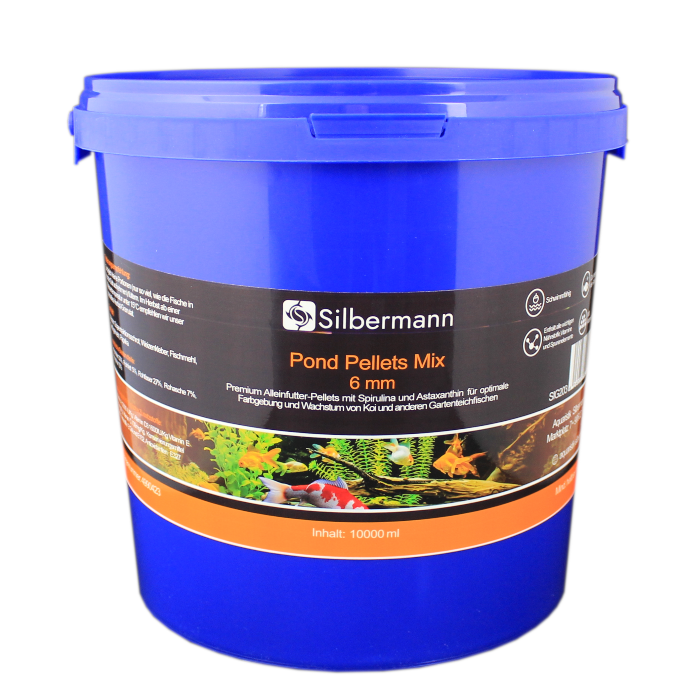 Silbermann Hauptfutter Silbermann Seidenraupen 10 kg
