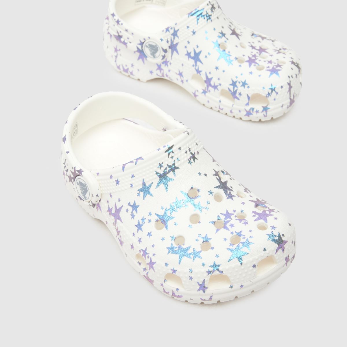 Crocs multi classic stars träsko flickor småbarnssandaler