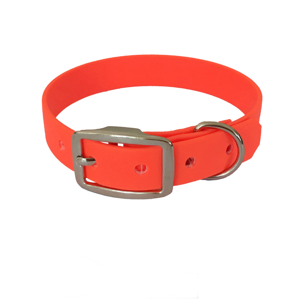 bio-leine Hundehalsbänder bio-leine 52-62cm HU Biothane Halsband orange 40 cm, 50 cm