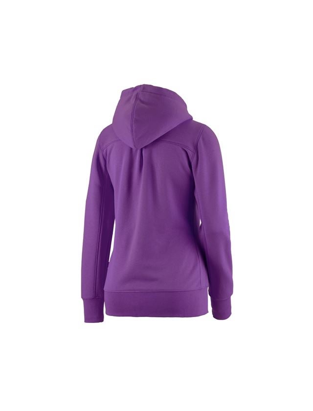 e.s. Hoody-Sweatjacke poly cotton, Damen