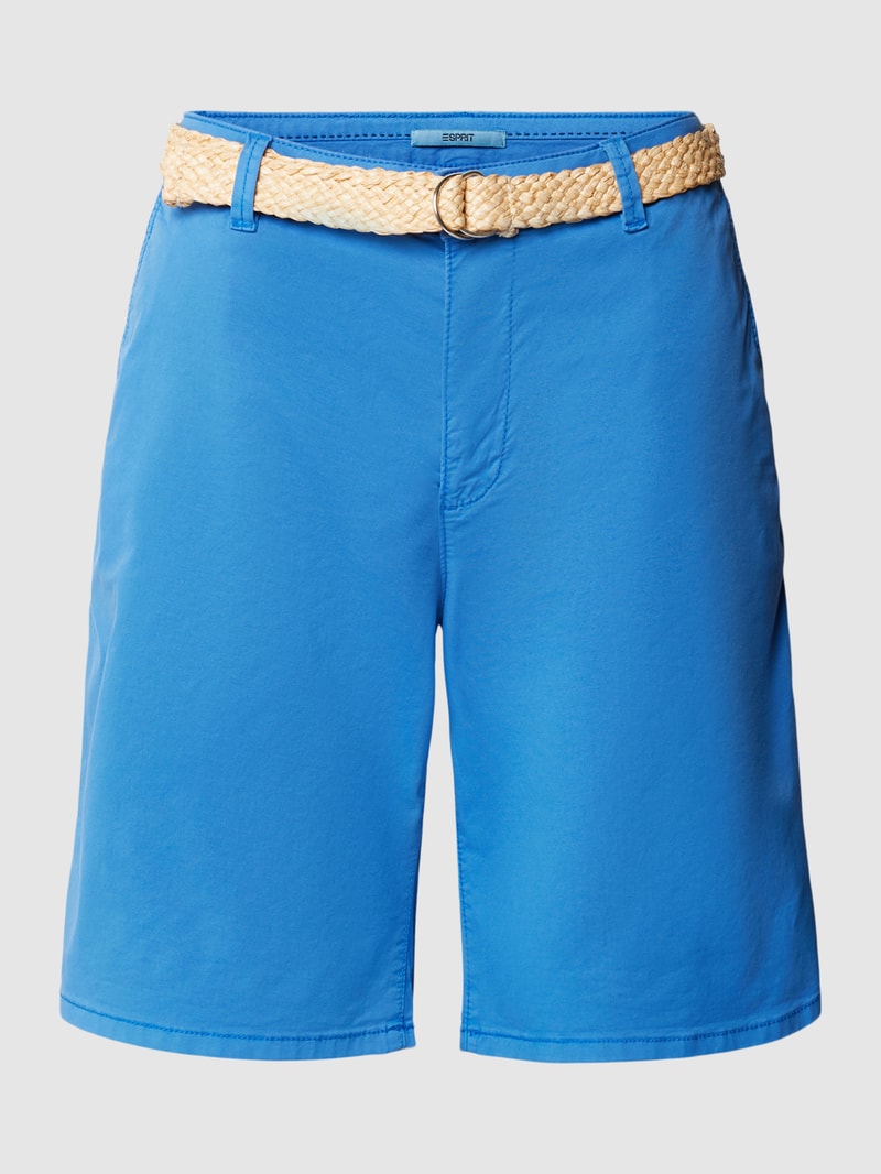 Bermudas mit Gürtel in royalblau