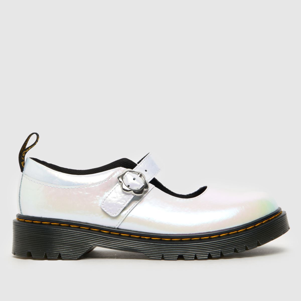 Dr Martens vita Mary-Jane Bex flickor ungdomsskor