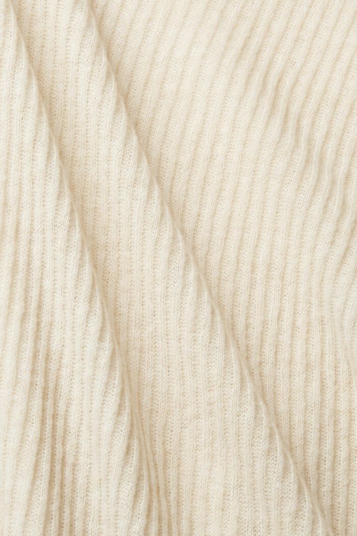 Langer Turtleneck-Pulli aus Wollmix