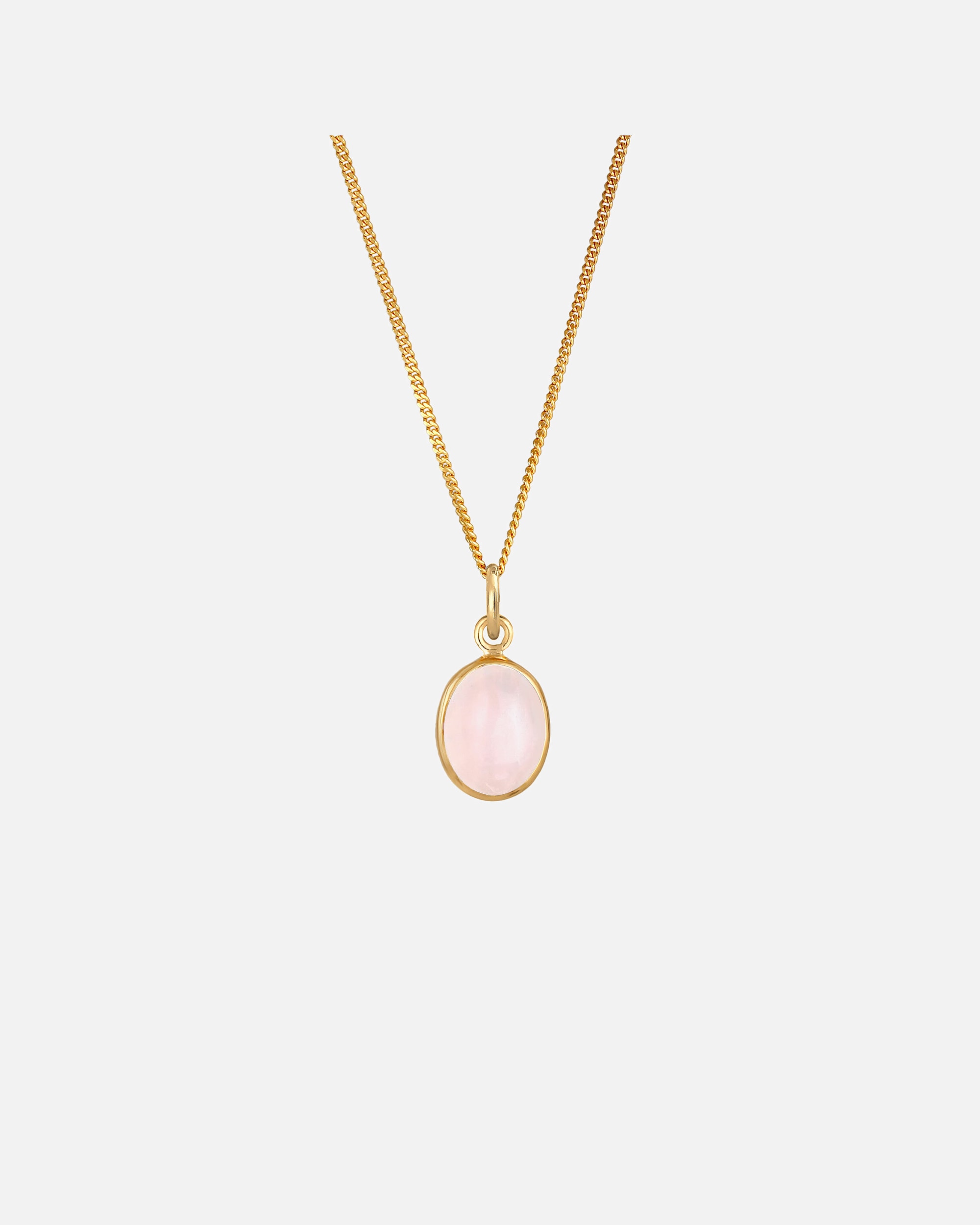 Elli ženski elegantni osnovni privjesak solitaire s ružičastim kvarcom od 925 sterling srebra