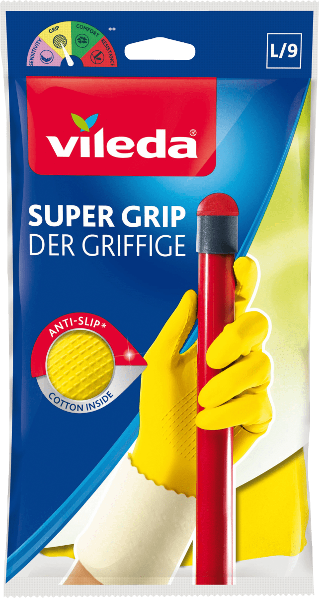 Haushaltshandschuhe Der Griffige Größe L (1 Paar), 2 St