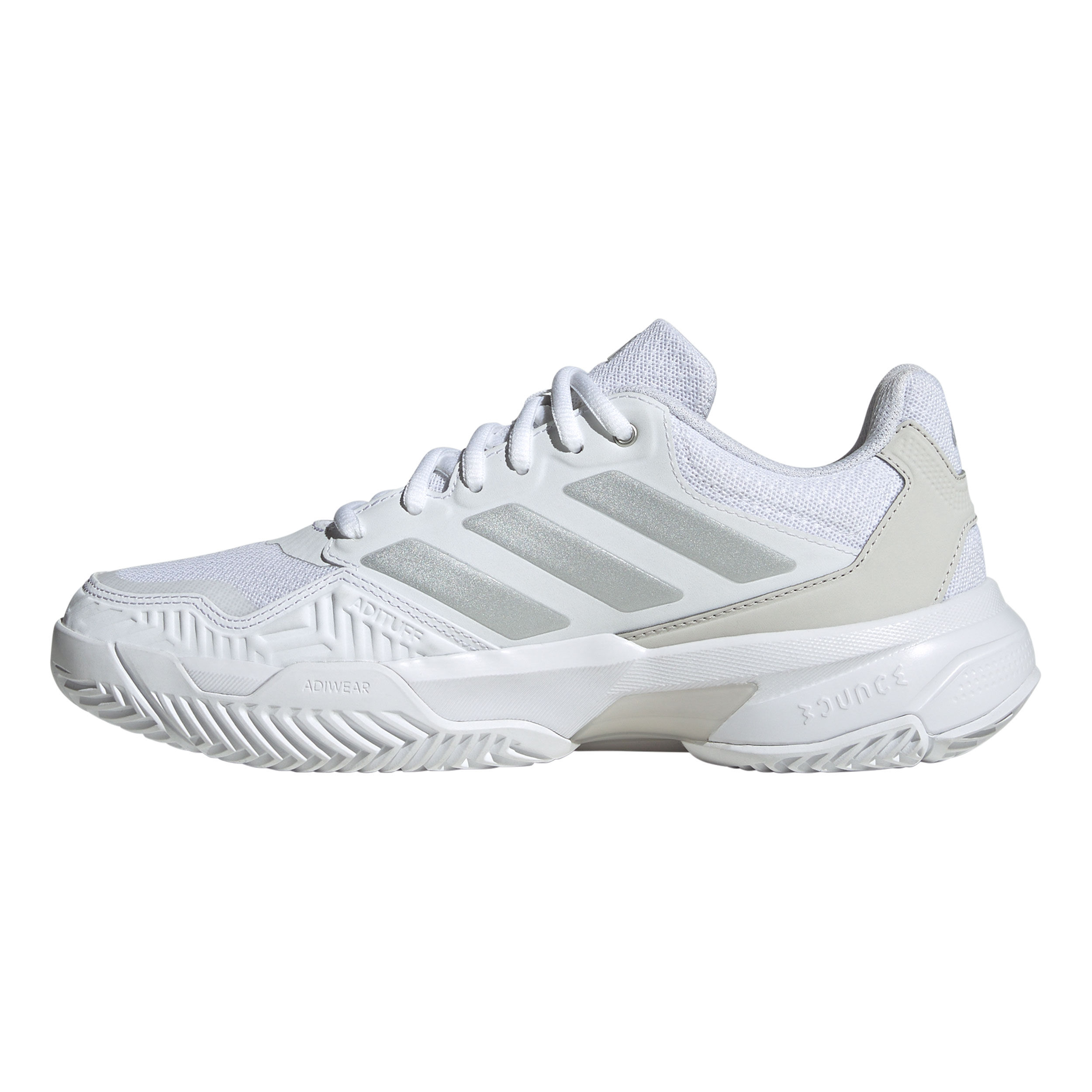 CourtJam Control 3 Allcourtschuh Damen - Weiß, Silber