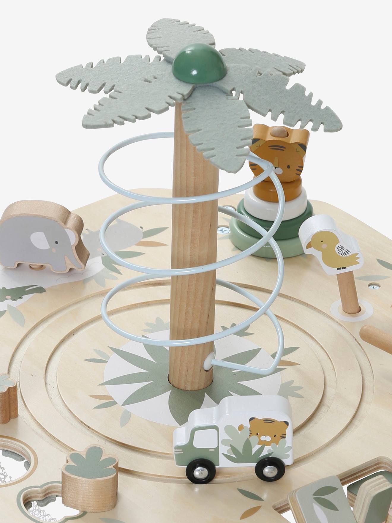 Table multi-activités HANOÏ en bois FSC® multicolore