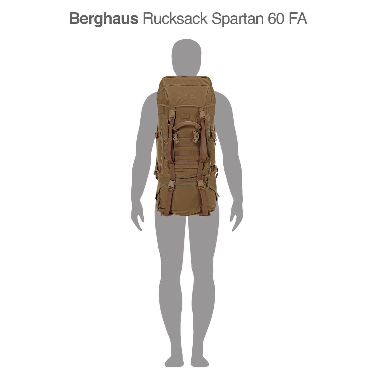 Rucksack Spartan 60 FA