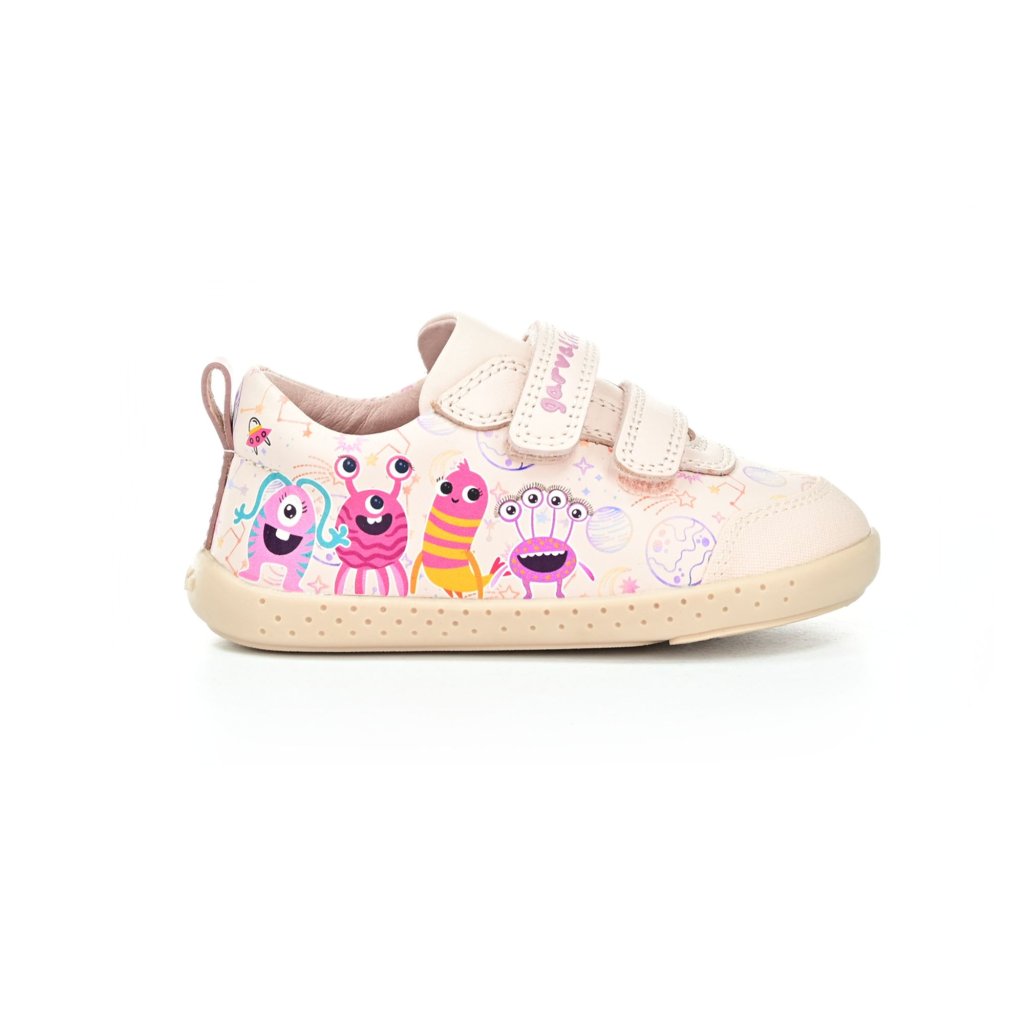 Garvalín Zapato Toy Cotton rosa Barfußhalbschuhe