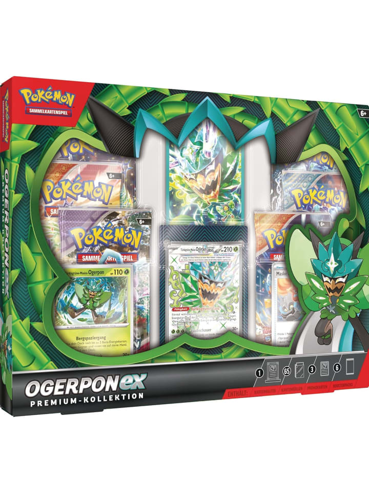Pokémon Pokémon Ogerpon ex Premium Kollektion in Mehrfarbig ab 6 Jahre günstig kaufen onesize