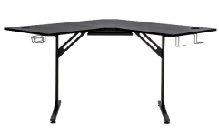 Happy Home Ecktisch Schreibtisch Gaming-Tisch HWT54-SCH l