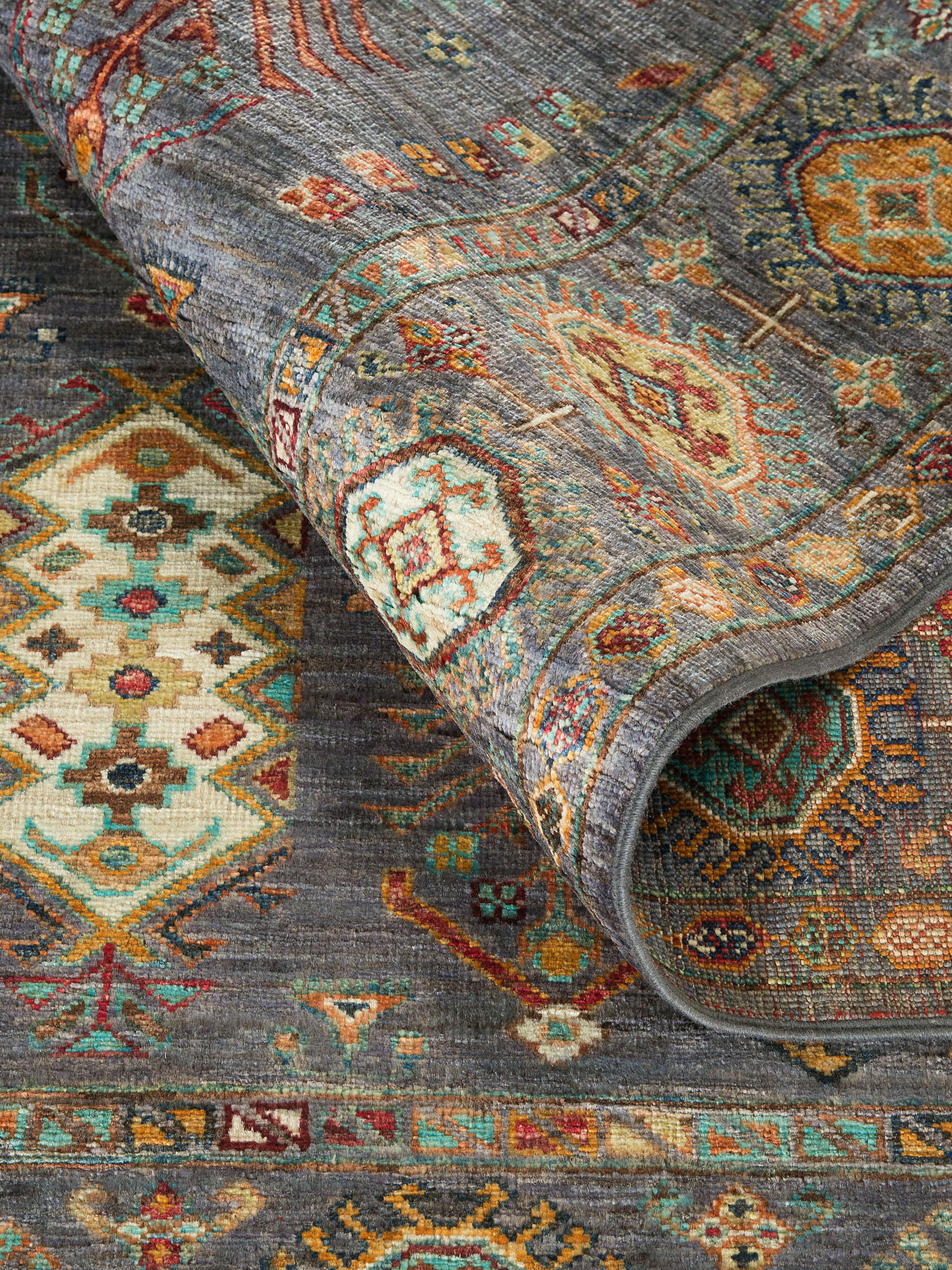 Kazak Ghazni ca. 156 x 210 cm, Unikat / Einzelstück