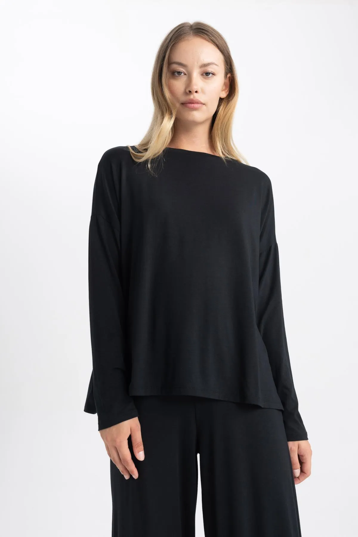 DeFacto  Fall In Love Pyjama-Oberteil aus Bambus-Naturfasern Z3197az23au