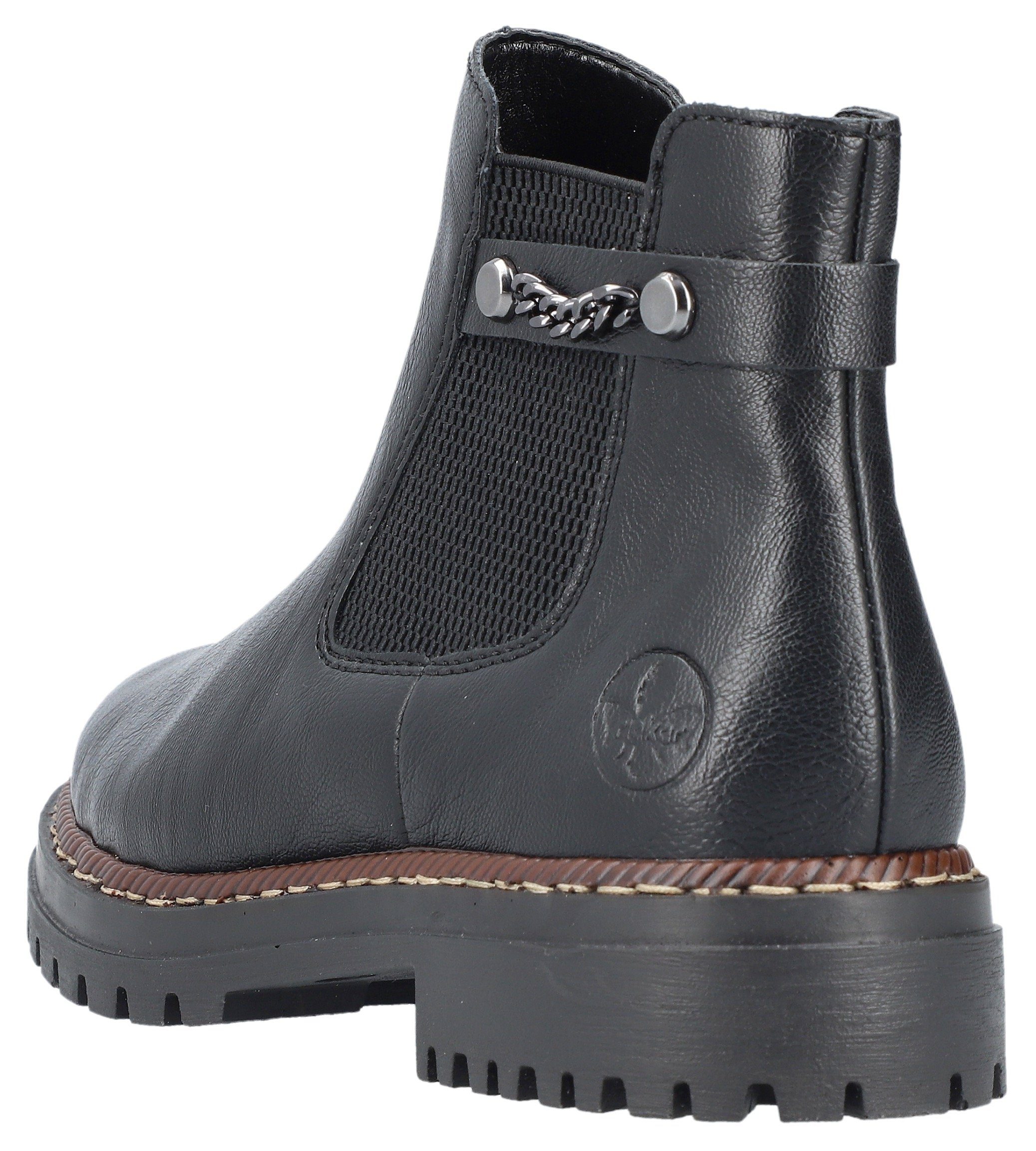 Rieker Chelseaboots mit schöner Zierkette