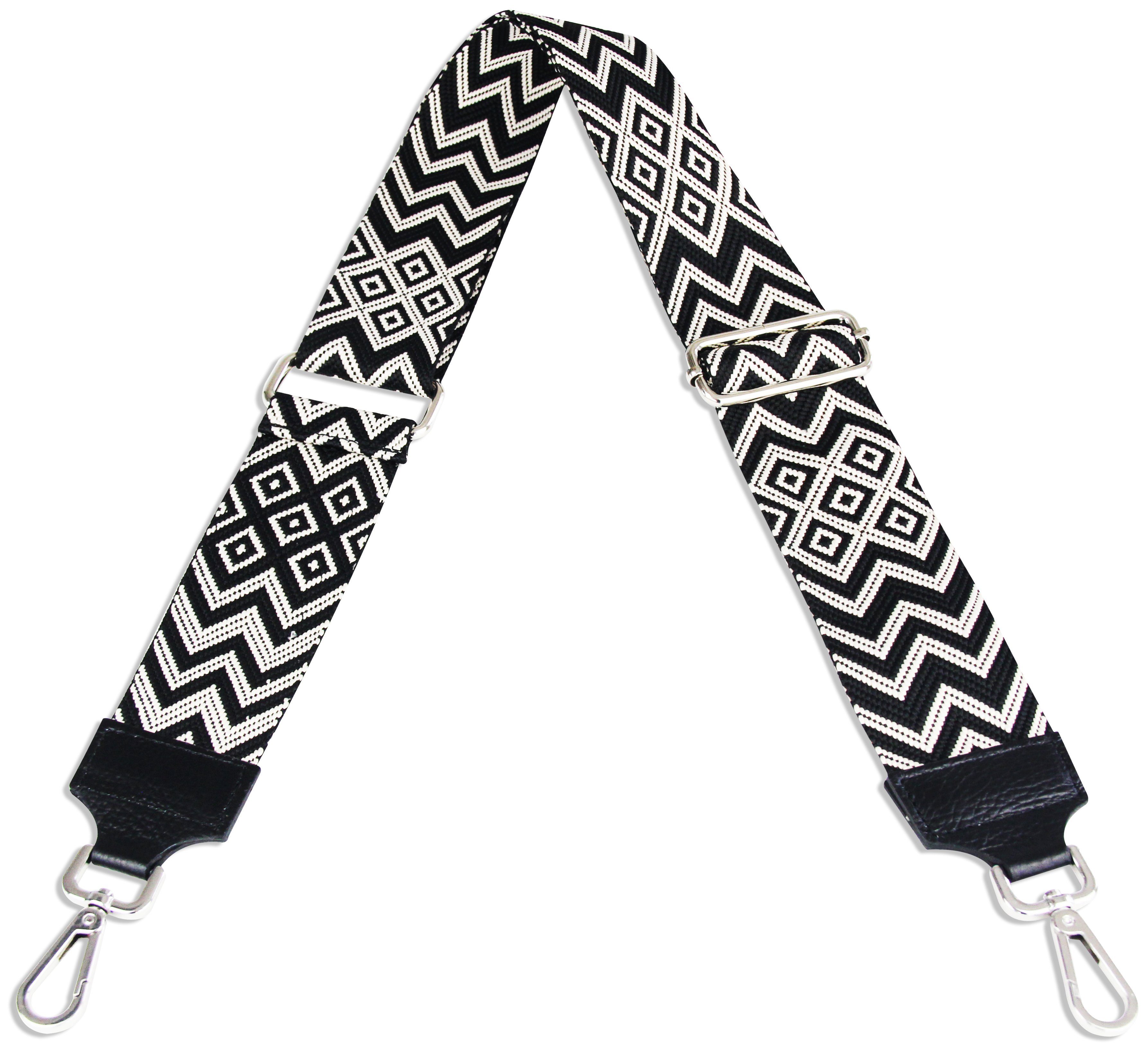 Frentree Schulterriemen MADE IN ITALY, 5cm breiter Schultergurt für Taschen, verstellbarer Gurt, Muster: Bohemian