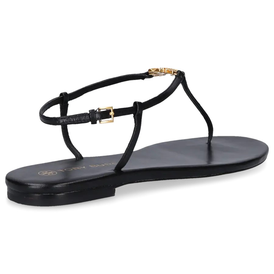Tory Burch - Zehentrenner CAPRI STRAP Ziegenleder - schwarz