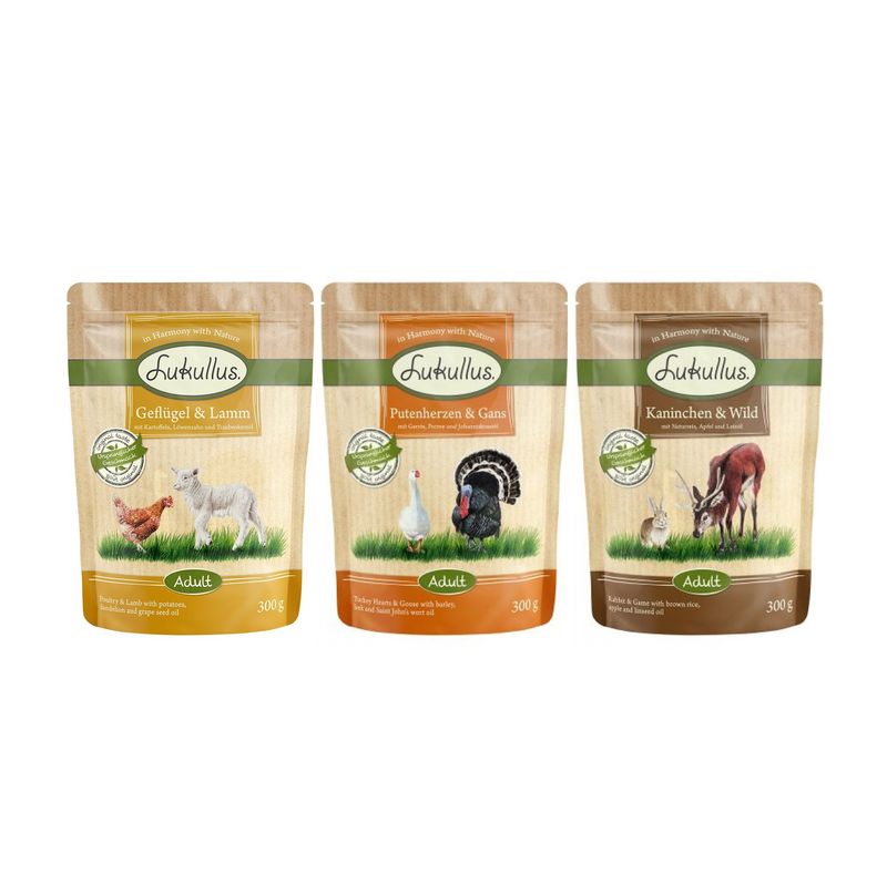 Sparpaket Lukullus Frischebeutel 48 x 300 g
