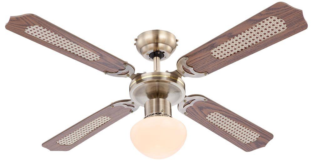 etc-shop Deckenventilator, LED Decken Ventilator IOS Alexa Amazon RGB Fernbedienung Beleuchtung