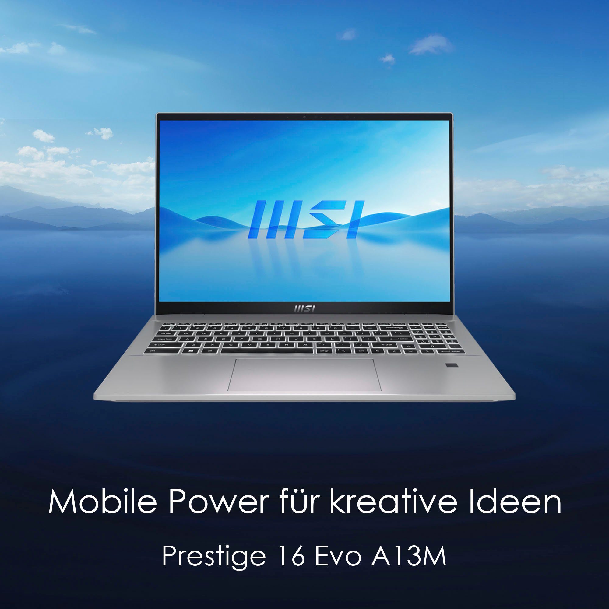 MSI Prestige 16 Evo A13M-275 Gaming-Notebook (40,6 cm/16 Zoll, Intel Core i7 13700H, Iris Xe Graphics, 1000 GB SSD)