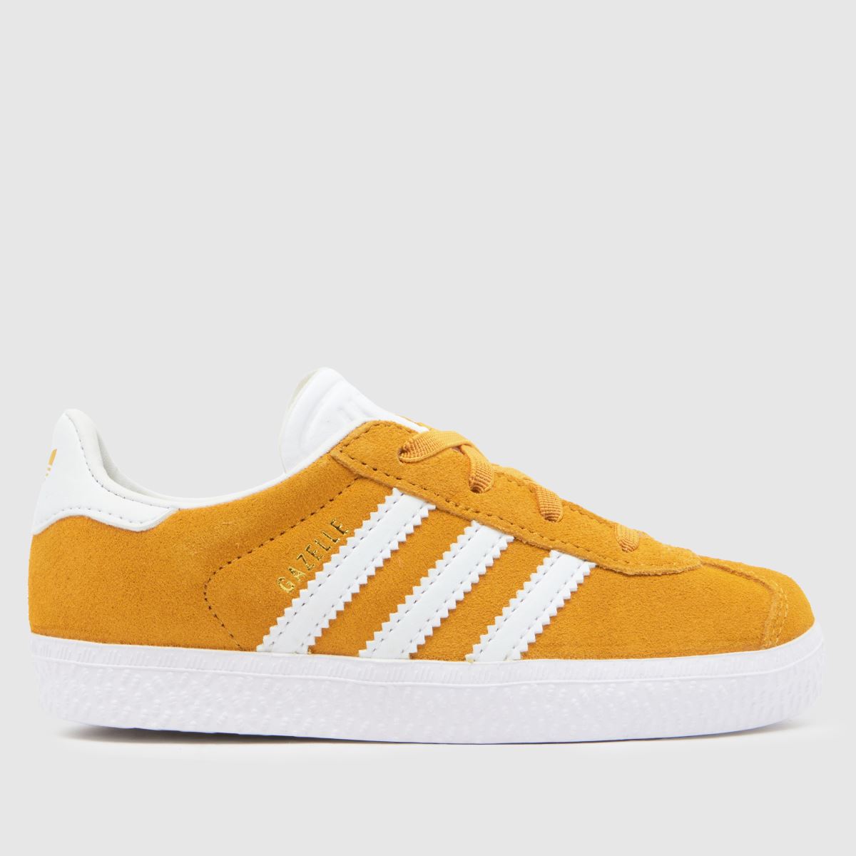 adidas gula Gazelle småbarnsskor