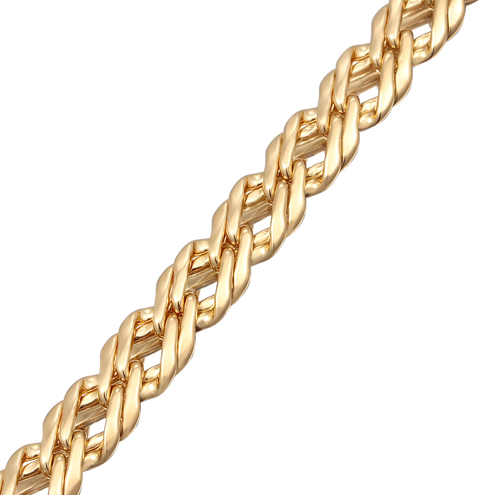 Elli Elli Bracelet Femmes Maillons Torsadé Twisted Classique Couleur Or Bracelet