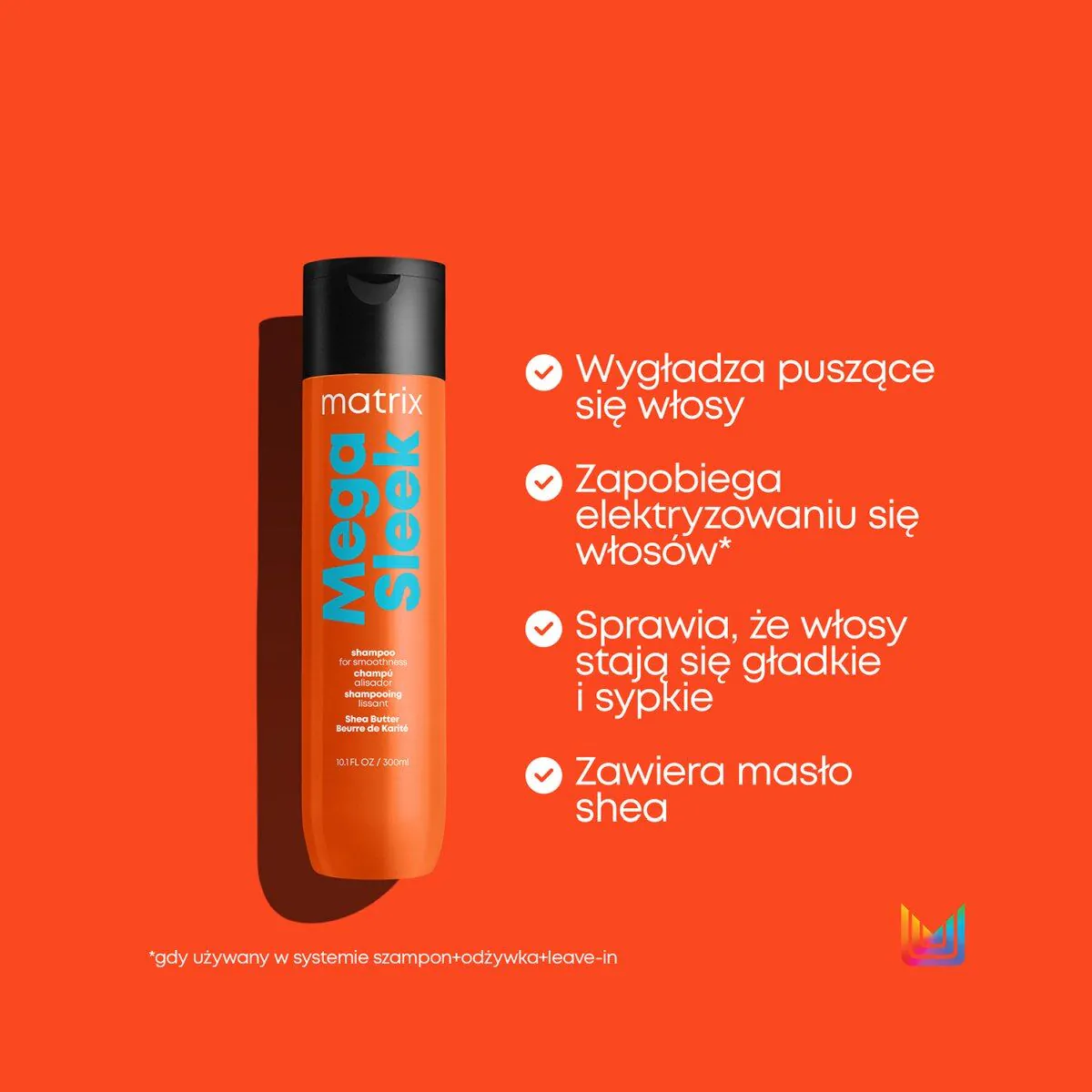 Matrix Total Results Mega Sleek Smoothing Shampoo
