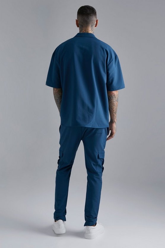 Slim-Fit Cargo-Hose mit Stretch