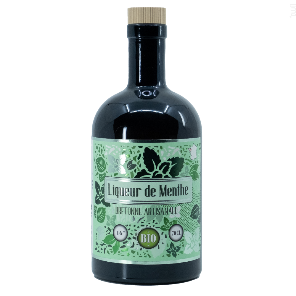 Liqueur de Menthe bio 16° 70cL Distillerie Breizh'cool
