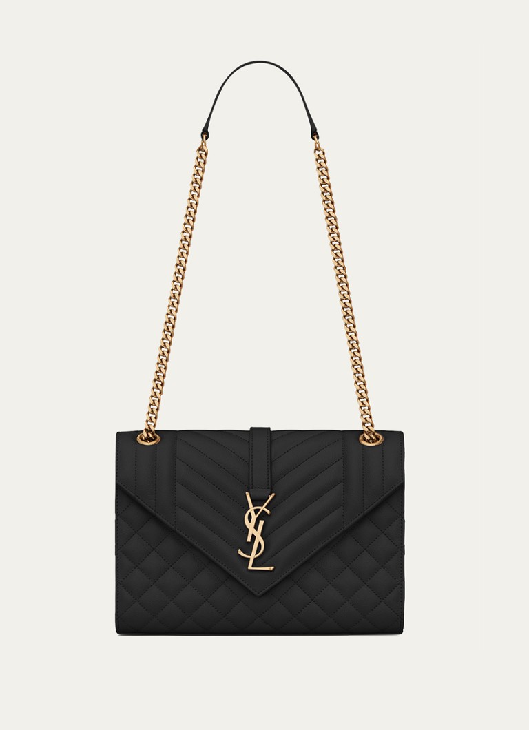 Saint Laurent Envelope Medium calfskin shoulder bag