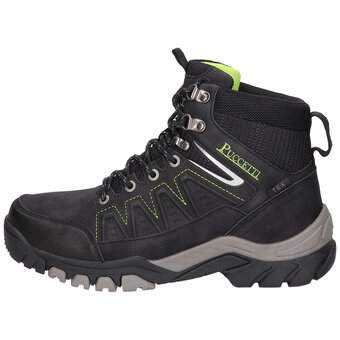 Puccetti Schnür Boots in schwarz