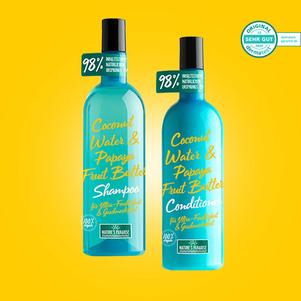 Nature’s Paradise Coconut & Papaya Shampoo 375 ml