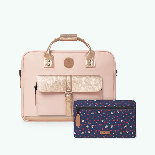 Queretaro light pink laptop bag